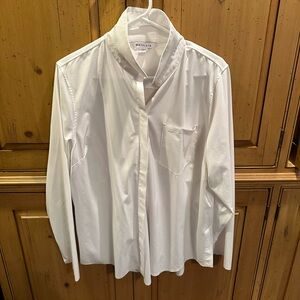 Athleta white collared shirt